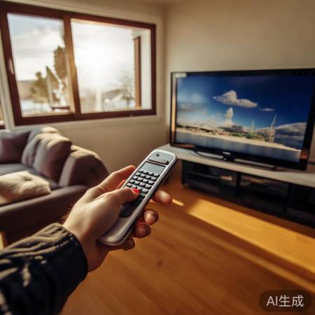 右手遥控，阳光不直射