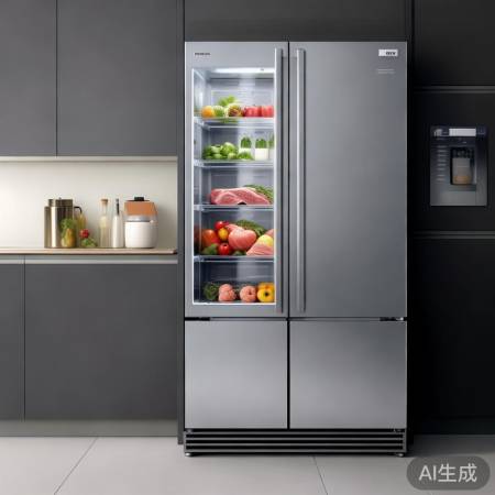 容声风冷无霜冰箱，保鲜静音。