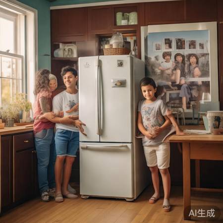 冰箱容量适中,实用不浪费