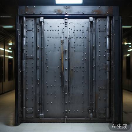 重达百斤的甲级防盗门