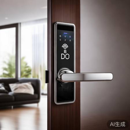 大华指纹锁D8，多功能时尚锁