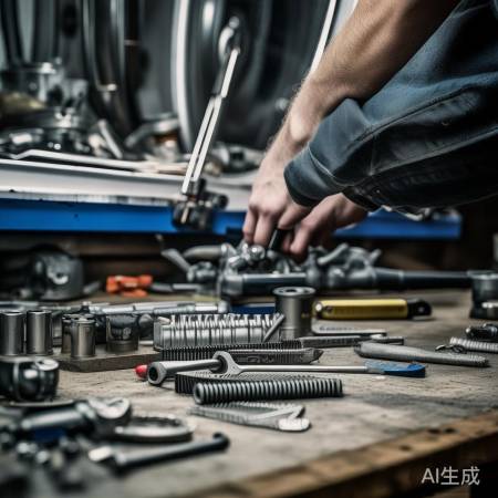 准备好工具,安装弹簧