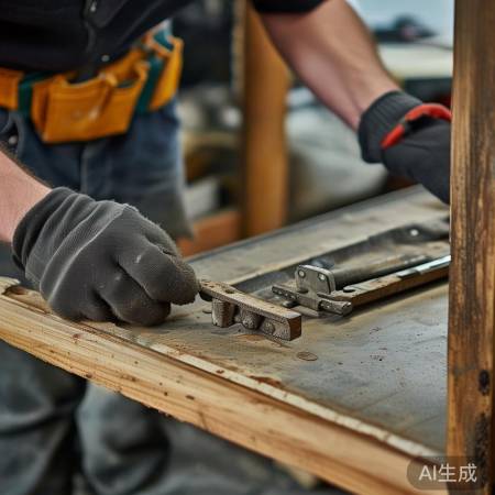 卸下旧铰链步骤