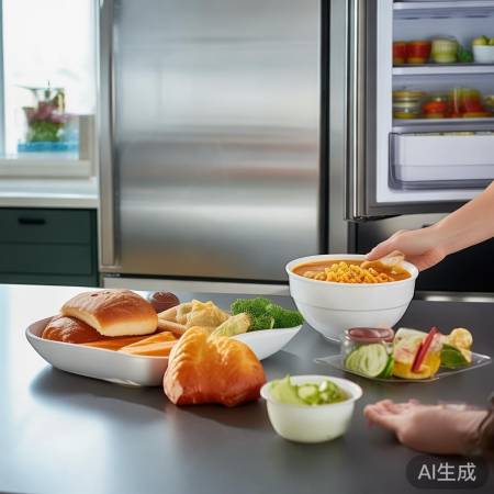 热食先放凉,冰箱食物间隔大