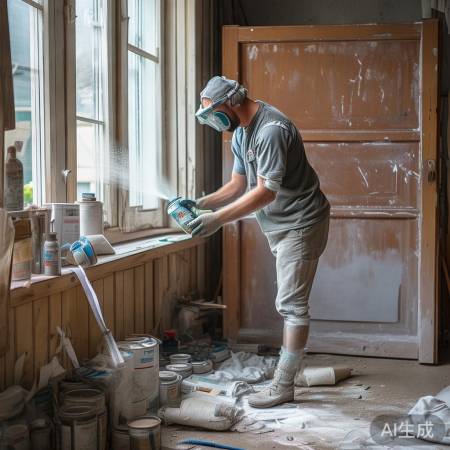 喷漆技巧：巧压法省漆避乱