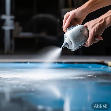 喷漆距离20-30cm，均匀移