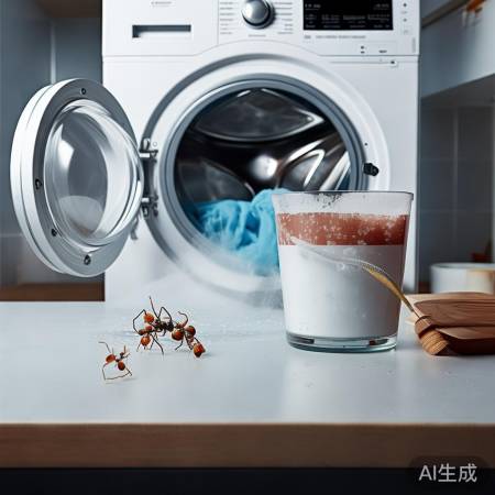 清洁洗衣机防蚂蚁