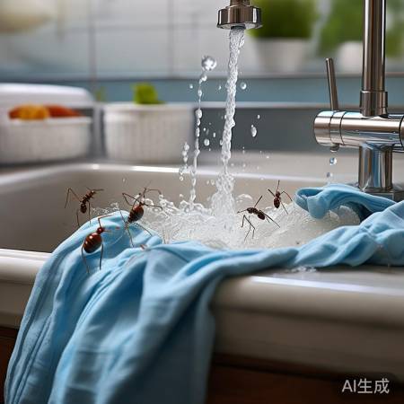 “多漂洗衣物防蚂蚁”