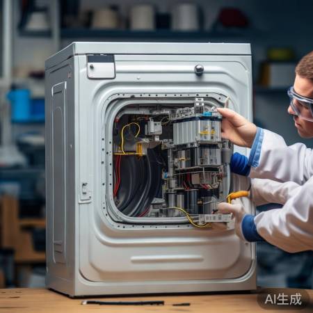 “教拆自动洗衣机电容”