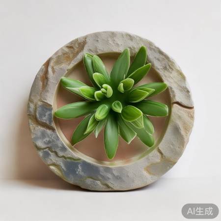 石塑植物冰箱贴分享