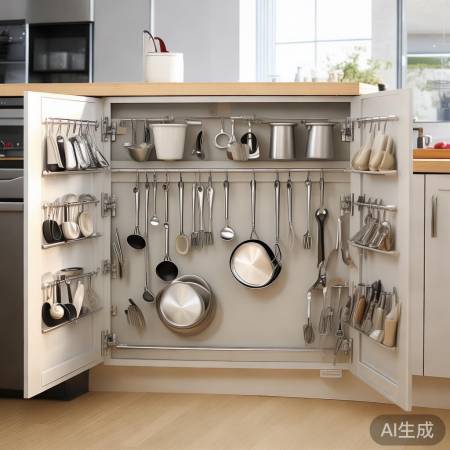 厨房收纳，美观实用挂钩