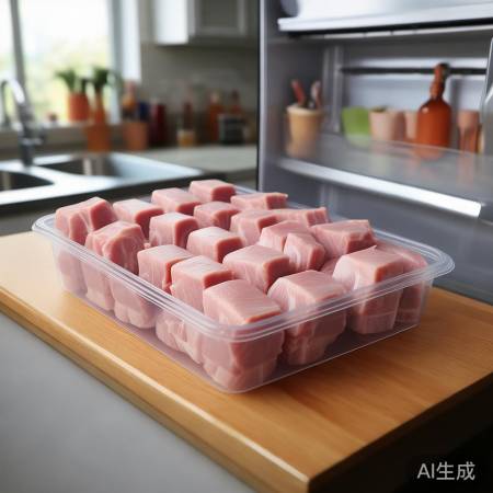 猪肉冷藏12天，冷冻36月，切