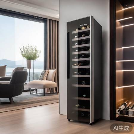 确定红酒柜位置，插座位随近。