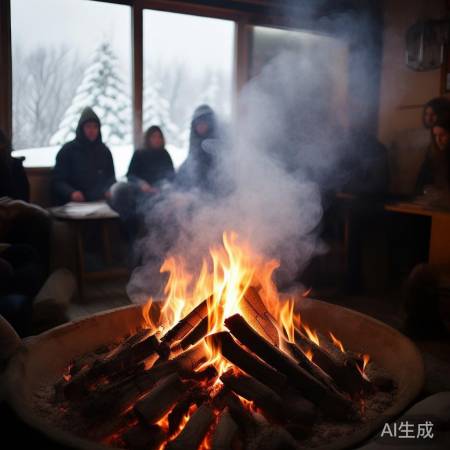 烤火桌:污染健康环境