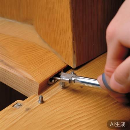 轻微变形，调整门框缝隙。