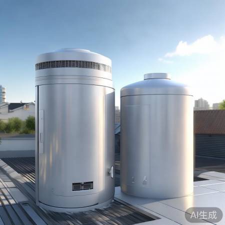 楼顶空气能热水器,节能环保享清