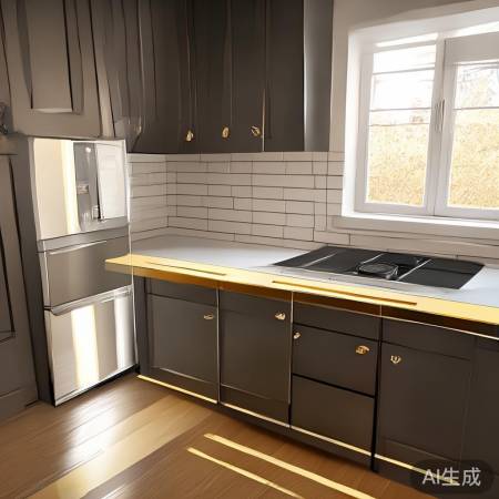 灶台消毒柜黄金线