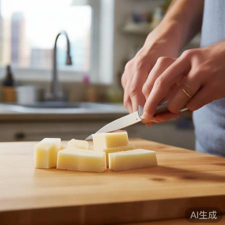 肥皂切块，内桶放置