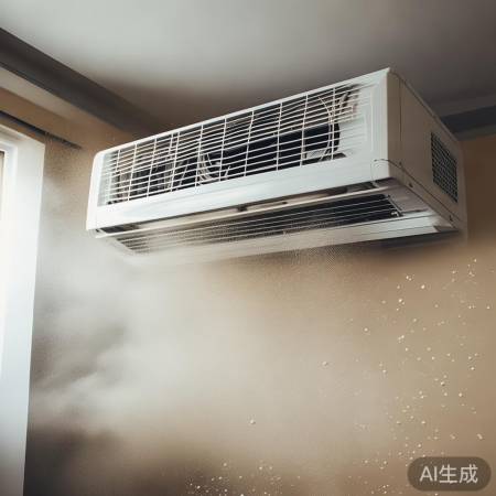 空调吹散灰尘,空气恶化