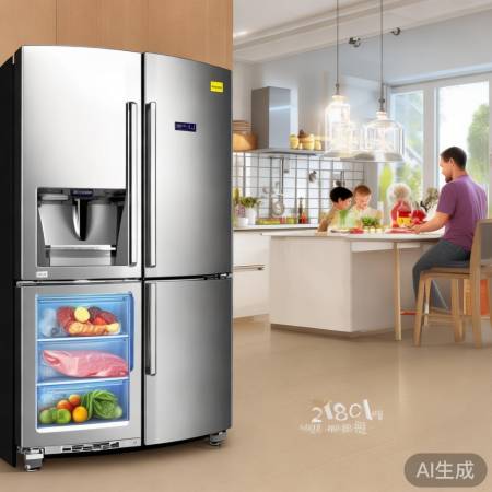 “美菱286升冰箱，储物无忧”