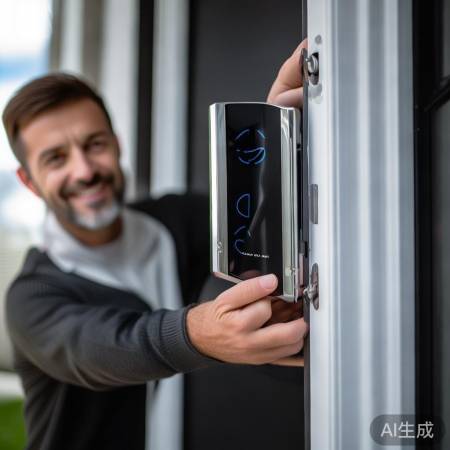 德保盾指纹锁，安装易如反掌