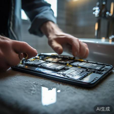 组装检查,防止洗澡掉电池