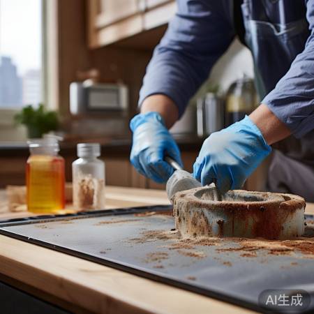 解决生锈集成灶方法