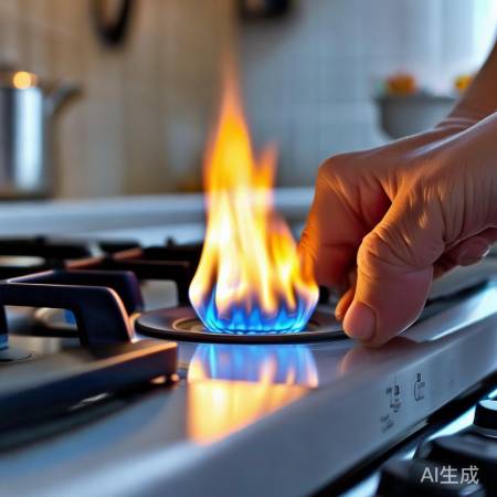 操作不当，火力不当影响燃烧