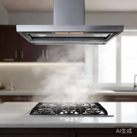 选位宜靠近油烟源，考虑排烟效果