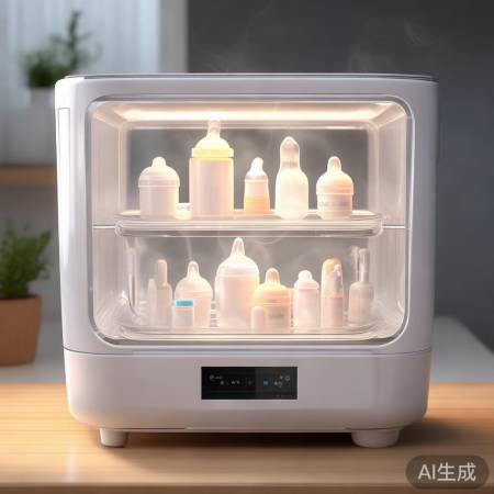 家用消毒奶瓶柜，一键便捷消毒
