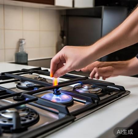 燃气灶出风口调整