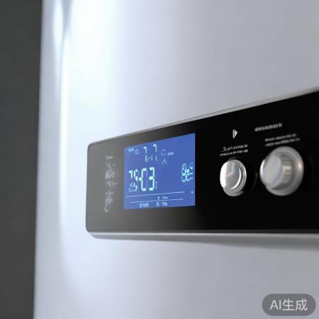 壁挂炉显示水温与状态