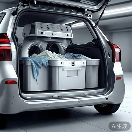 车载洗衣机：小巧方便，洗护无忧