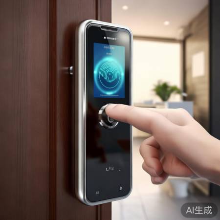 智能锁多种开锁，远程监控，指纹