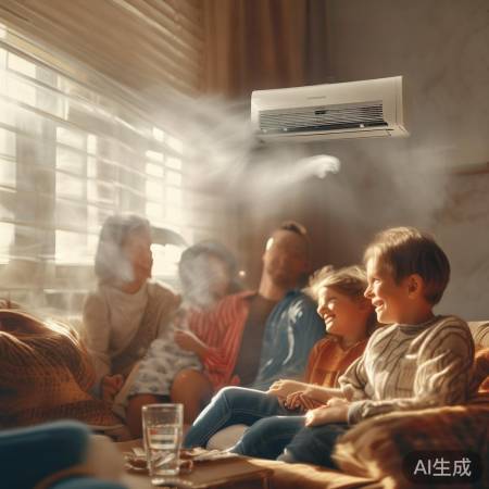 空调制热易上火，建议调节湿度