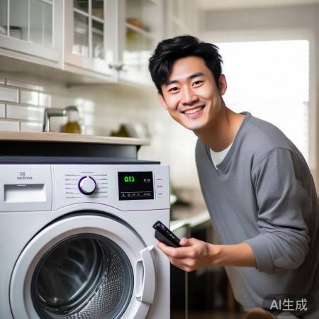 安装传感器,检查洗衣机工作