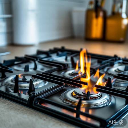 关注通气孔,安全用燃气灶