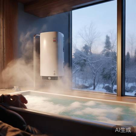 空气能热水器,舒适节能。