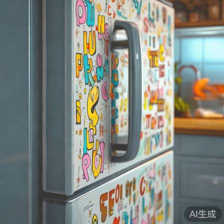 冰箱字母藏智慧