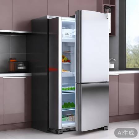 “冰箱低噪音,守护食物静悄悄”