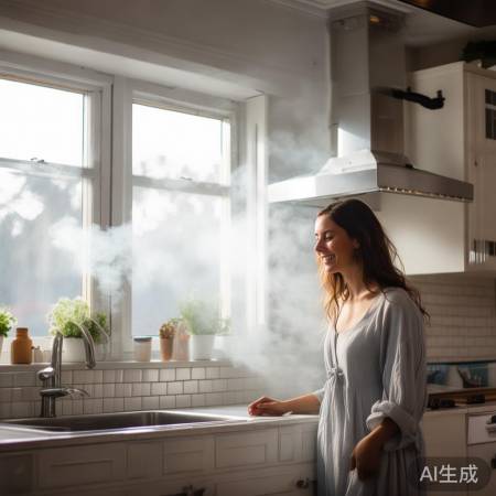 “通风除油烟,心情更愉悦”