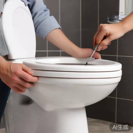 马桶座圈安装固定