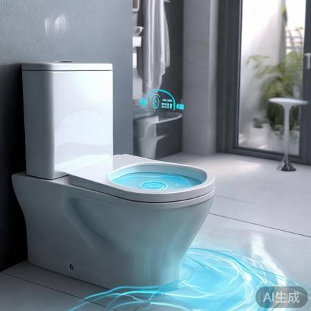 智能马桶，一键冲水卫生好
