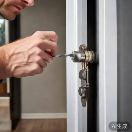 更换智能锁锁心步骤简单