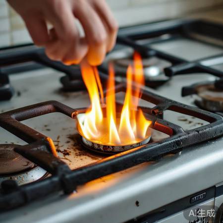 燃气灶老化易熄火,需定期检查更
