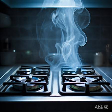 燃气残留,室内危险!