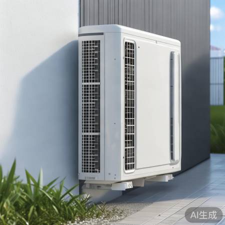 空调外机宜2米高,避低处风。