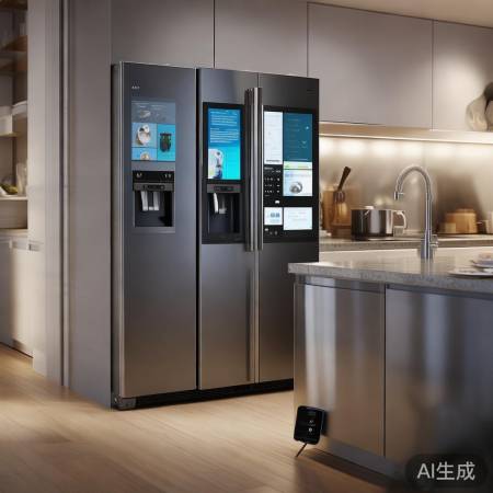 “冰箱远程操控,省心又省电”
