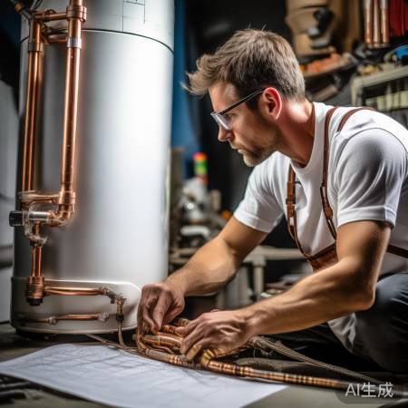 管道安装,师傅技术检查