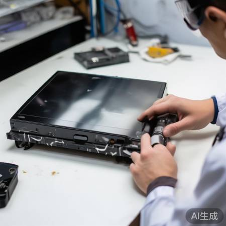 拆装小心,勿损电视